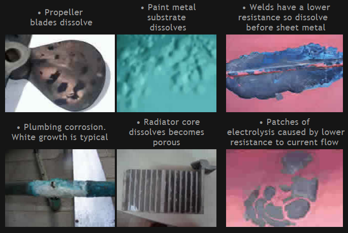 Figure 1. Examples of marine corrosion.